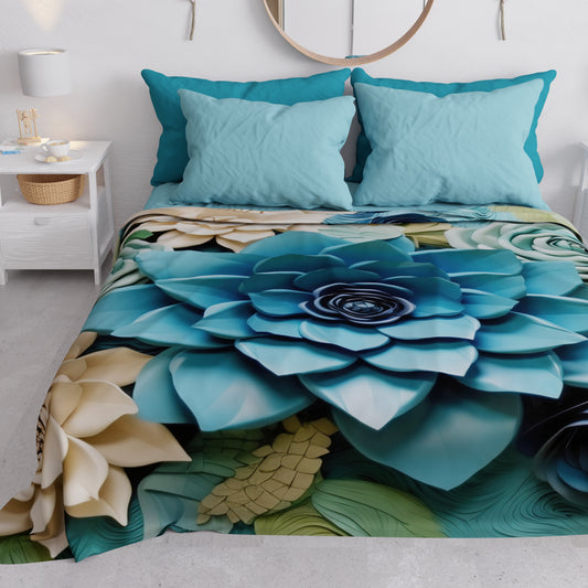 Couvre-lit d'été, Couverture légère, Draps couvre-lit floral 05-15