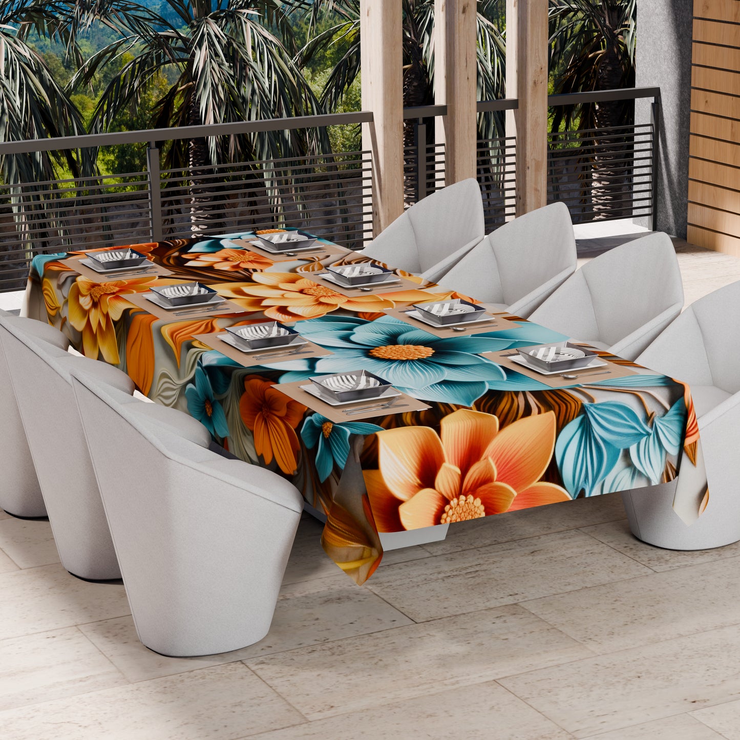 Copriletto Estivo, Coperta Leggera, Lenzuola Copriletto Floreale 05-16