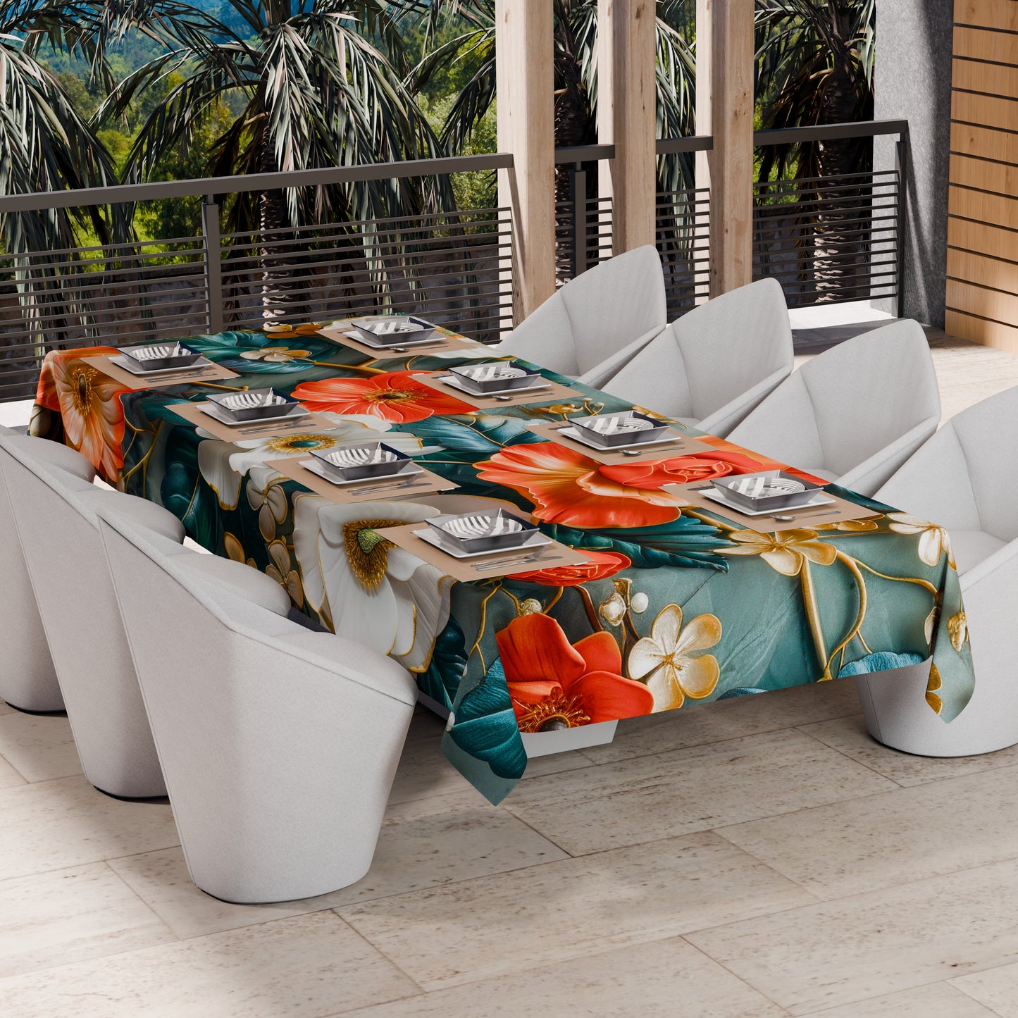 Copriletto Estivo, Coperta Leggera, Lenzuola Copriletto Floreale 05-18