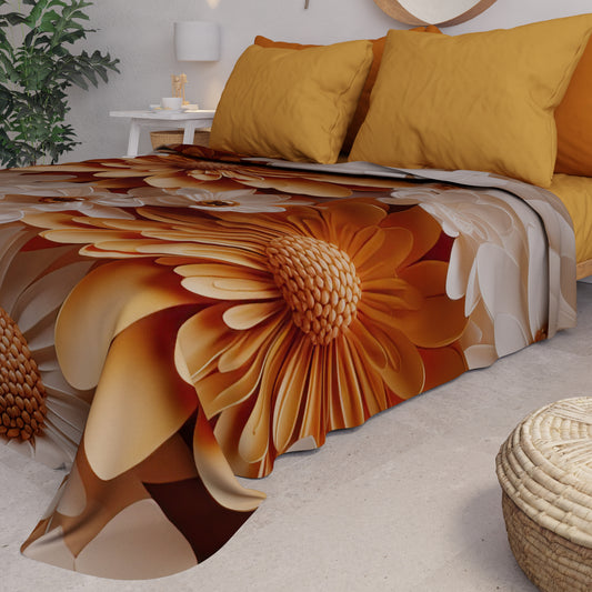 Copriletto Estivo, Coperta Leggera, Lenzuola Copriletto Floreale 05-2