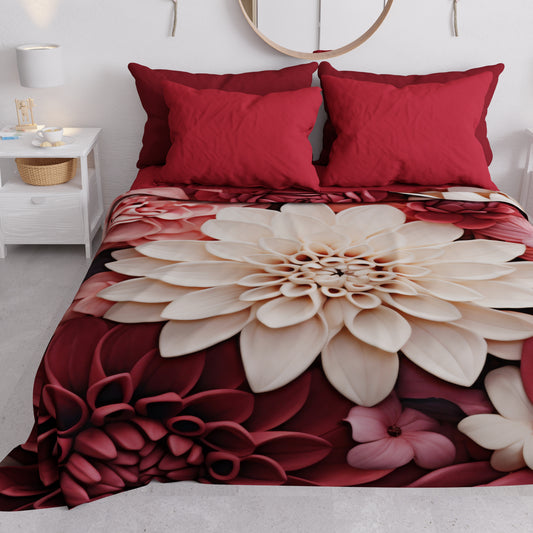 Copriletto Estivo, Coperta Leggera, Lenzuola Copriletto Floreale 05-24