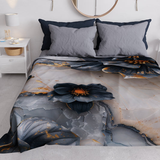Copriletto Estivo, Coperta Leggera, Lenzuola Copriletto Floreale 06-18