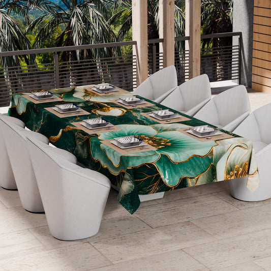 Drap housse pour canapé, couvre-lit, nappe et tout usage en microfibre | Motif floral 06-19