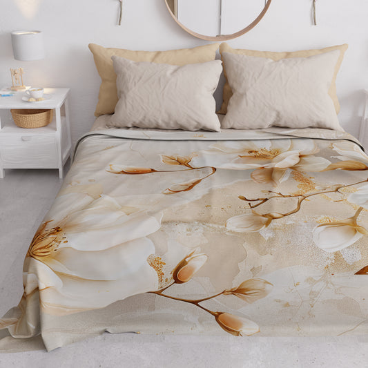 Couvre-lit d'été, Couverture légère, Draps couvre-lit Floral F12