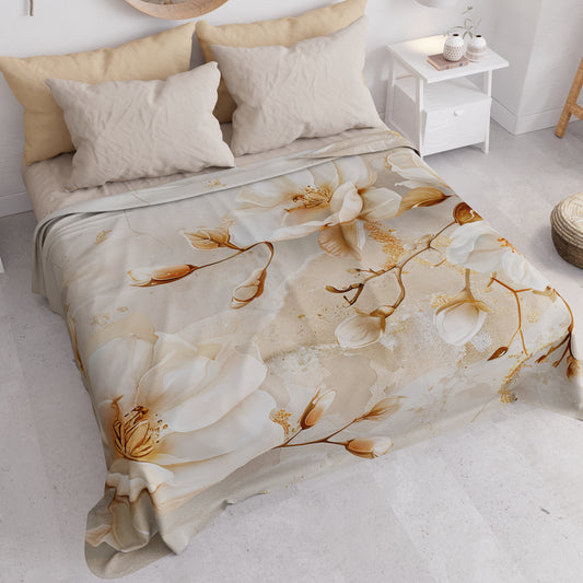 Couvre-lit d'été, Couverture légère, Draps couvre-lit Floral F12