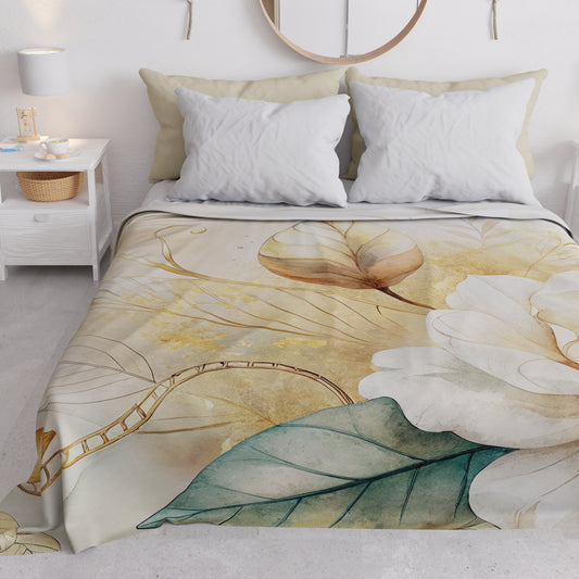 Couvre-lit d'été, Couverture légère, Draps couvre-lit Floral F154