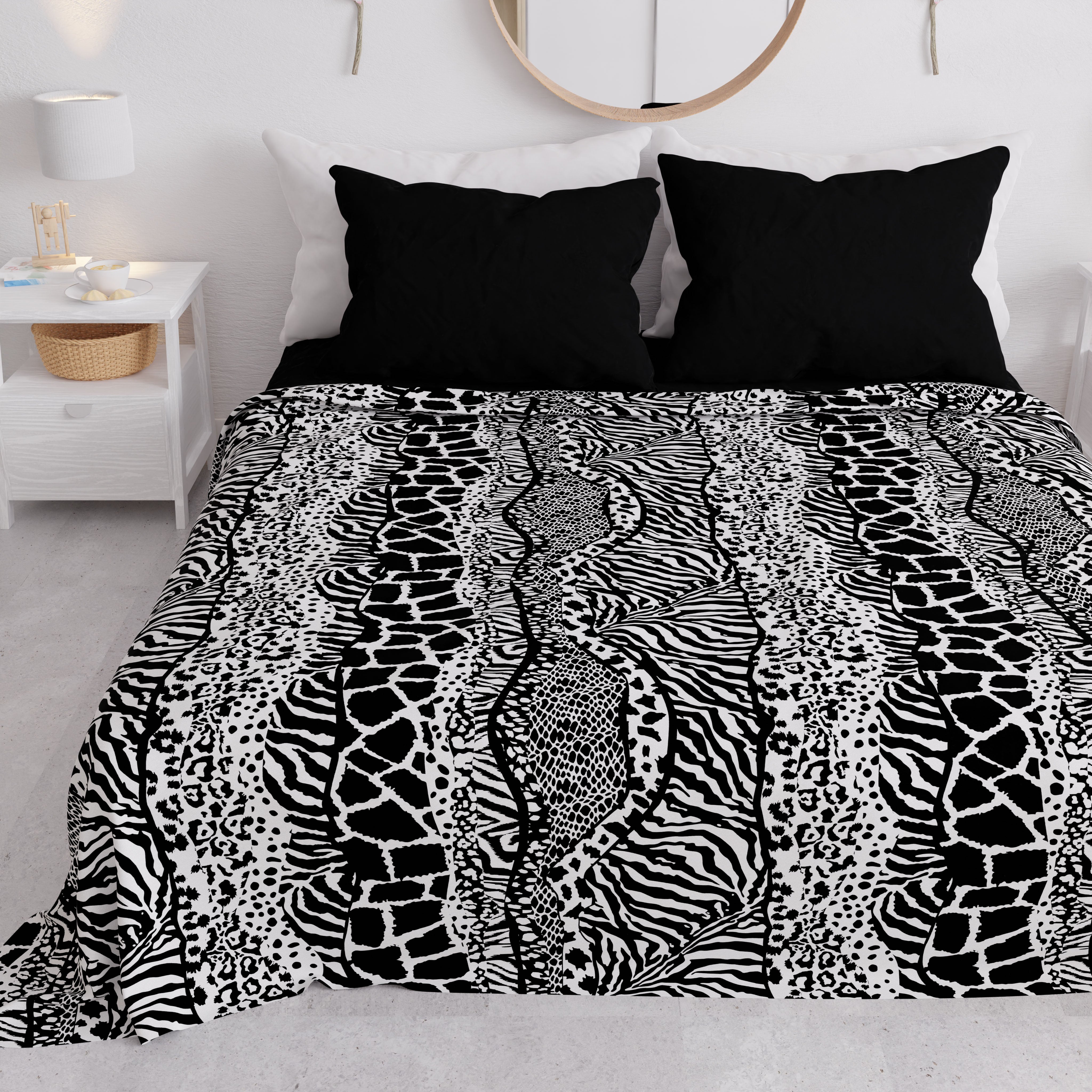 Graziosa coperta in flanella stampata con motivo floreale animale, per letto, ultra morbida, in micropile, leggera, accogliente, calda, per divano, coperta a quadri, 127 x 101 cm Graziosa coperta in flanella stampata con motivo floreale animale, per letto, ultra morbida, in micropile, leggera, accogliente, calda, per divano, coperta a quadri, 127 x 101 cm