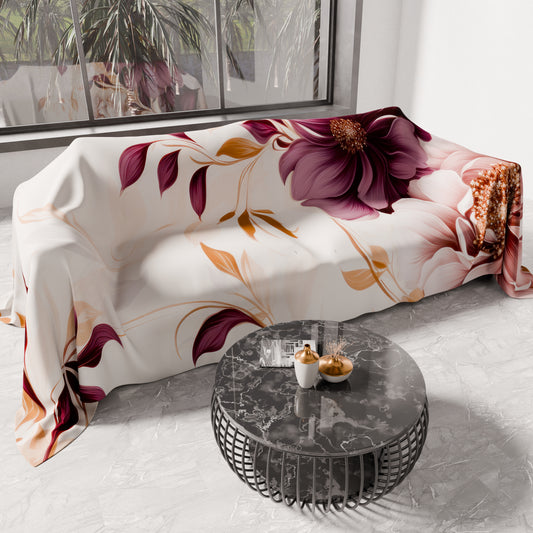 Drap housse pour canapé, couvre-lit, nappe et tout usage en microfibre | Motif Dalian