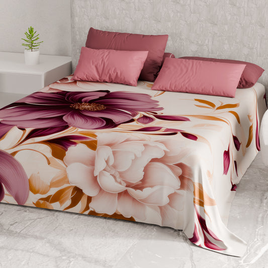 Drap housse pour canapé, couvre-lit, nappe et tout usage en microfibre | Motif Dalian
