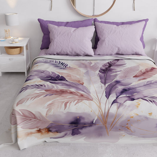 Boutis d'été, Couverture légère, Draps boutis Palmwater Lilas