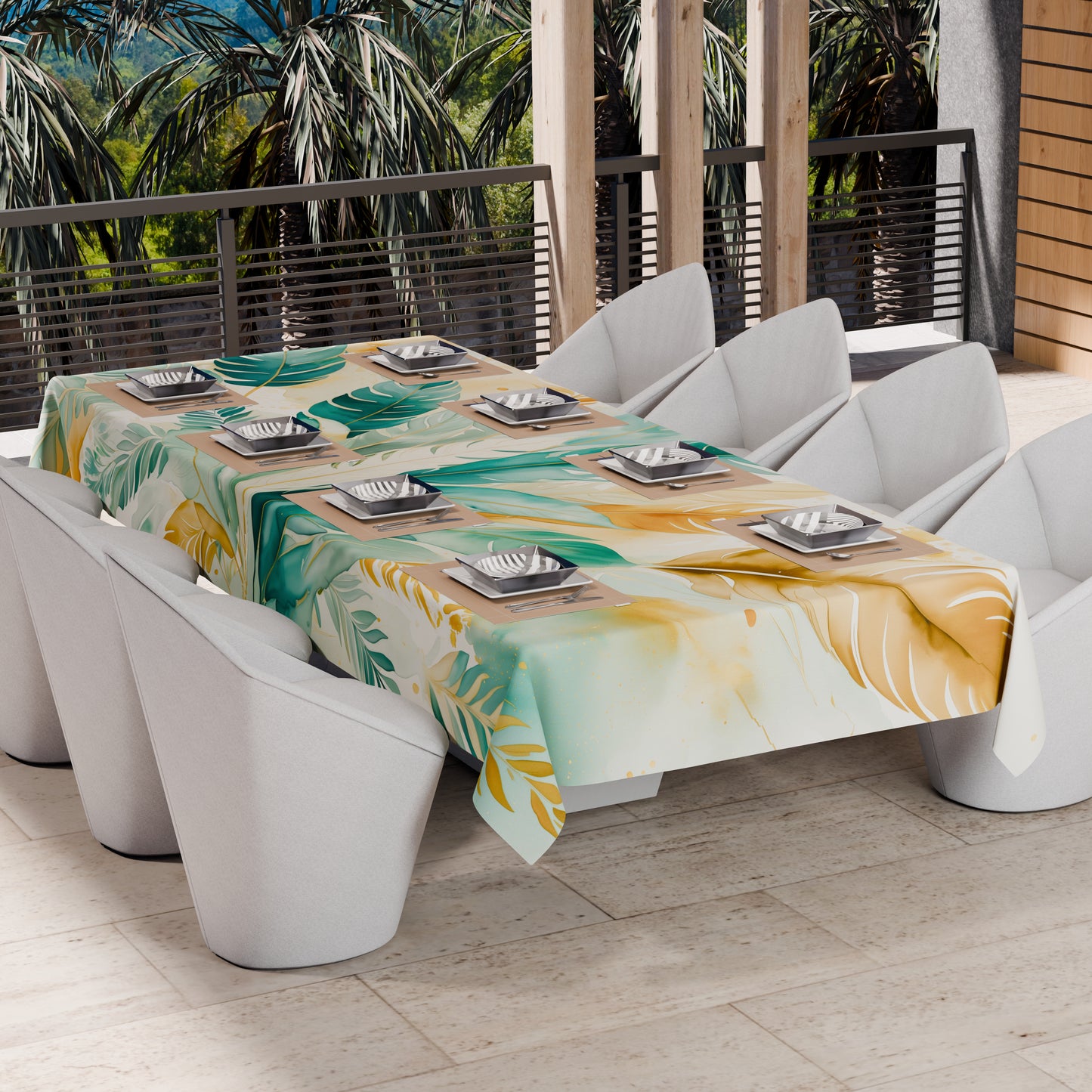 Copriletto Estivo, Coperta Leggera, Lenzuola Copriletto Palmwater Ottanio