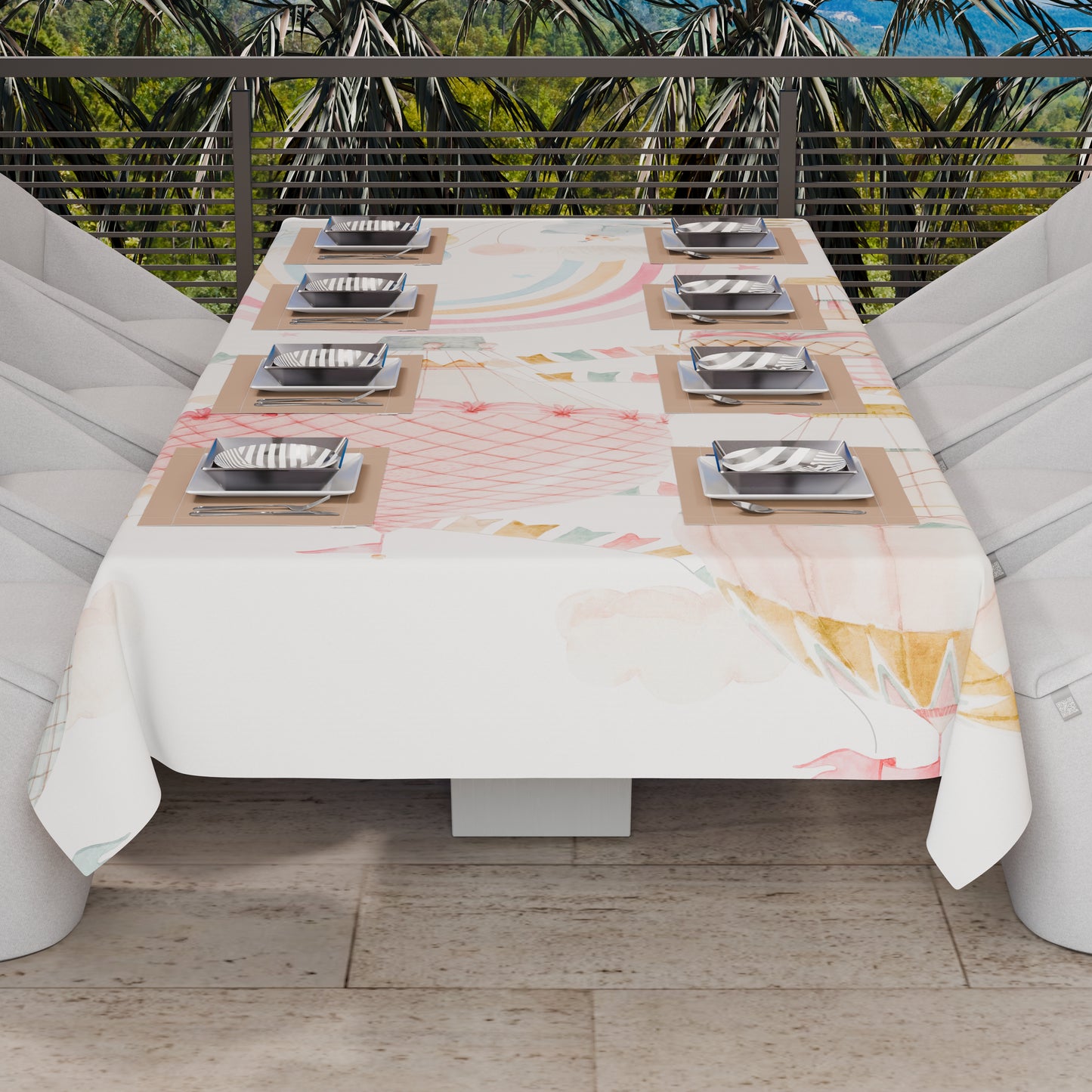 Telo Arredo Copridivano, Copriletto, Copritavolo e Copritutto in Microfibra | Fantasia Party 01