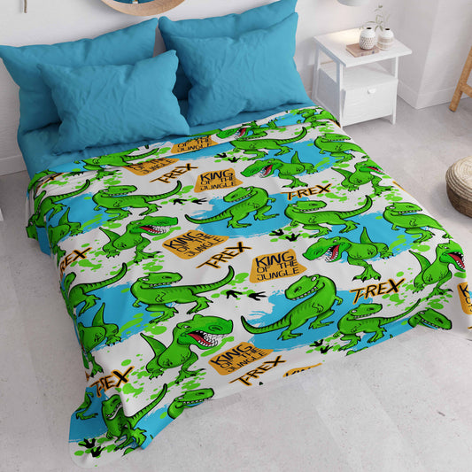 Couvre-lit d'été, Couverture légère, Draps couvre-lit T-Rex
