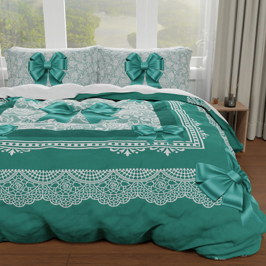 Housse de couette double, simple, une place et demie Noeud Outremer