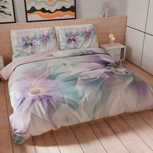 Housse de couette Double, Simple, Une place et demie, Floral 04-159