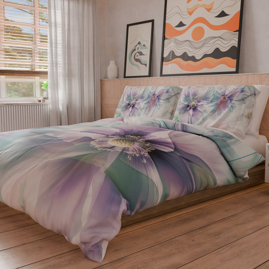 Housse de couette Double, Simple, Une place et demie, Floral 04-159