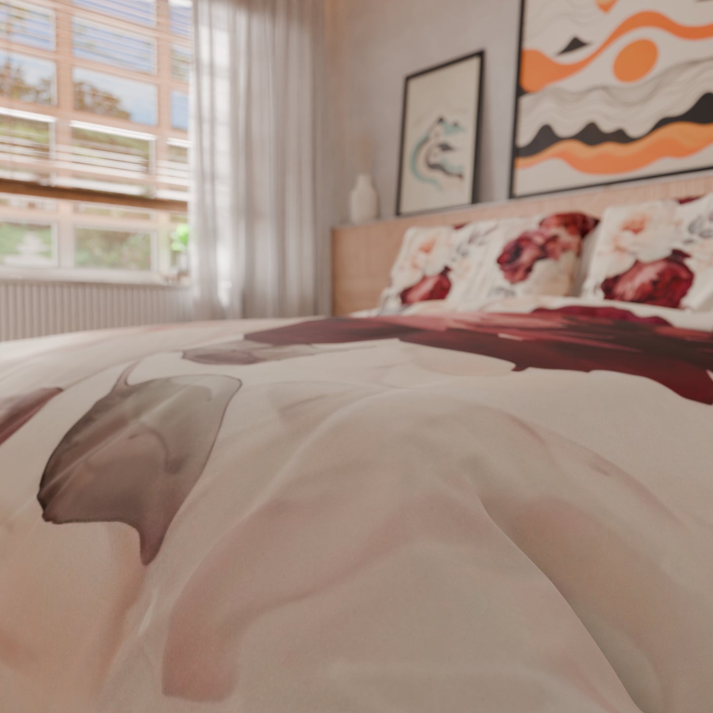 Copripiumino Matrimoniale, Singolo, Una Piazza e Mezza, Floreale 04-171