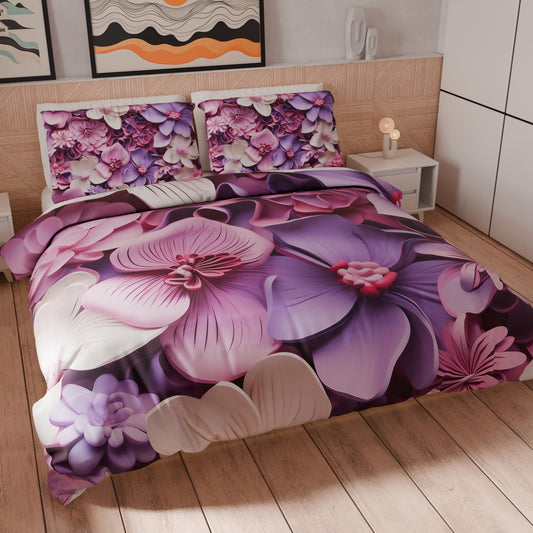 Housse de couette Double, Simple, Une place et demie, Floral 05-23