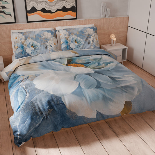 Housse de couette double, simple, une place et demie, florale F13