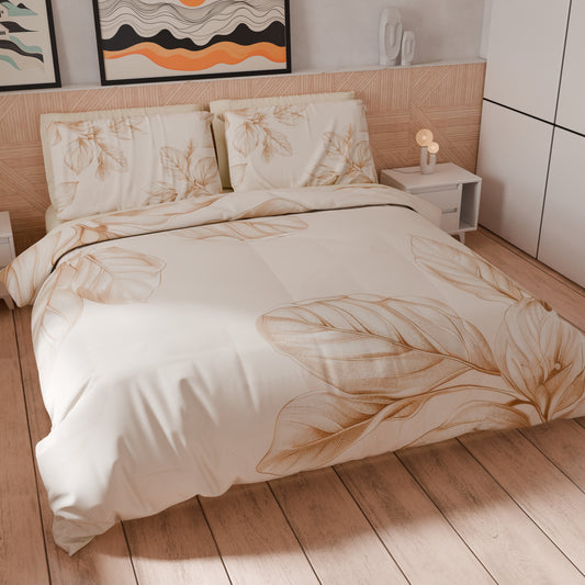 Housse de couette double, simple, une place et demie, florale F150
