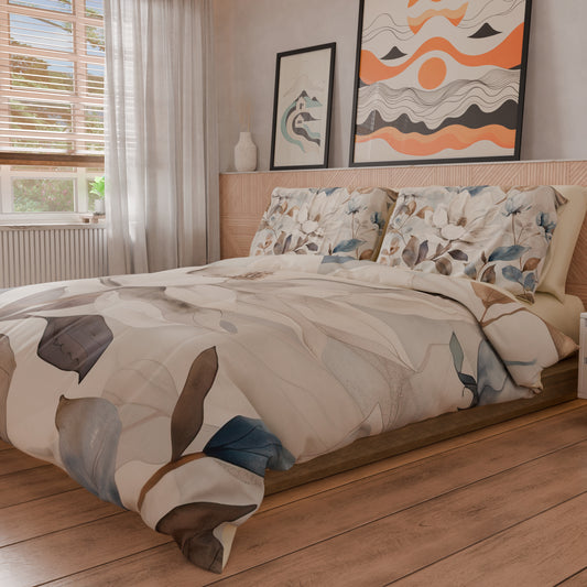 Housse de couette double, simple, une place et demie, florale F16