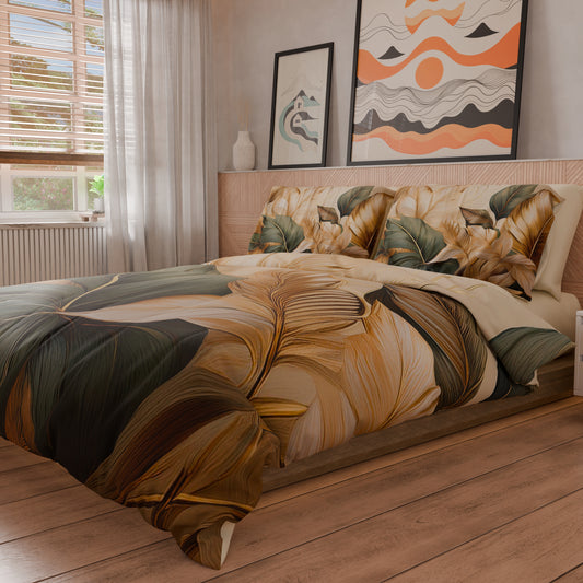 Housse de couette double, simple, une place et demie, florale F165
