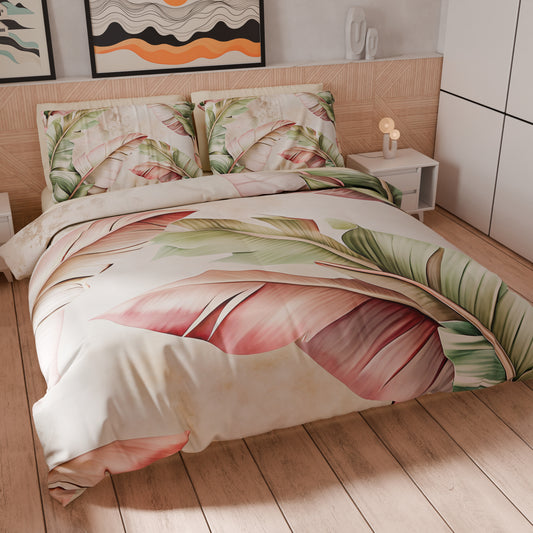 Housse de couette double, simple, une place et demie, florale F191