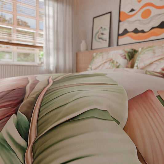 Housse de couette double, simple, une place et demie, florale F191