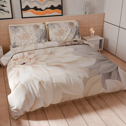 Housse de couette double, simple, une place et demie, florale F25