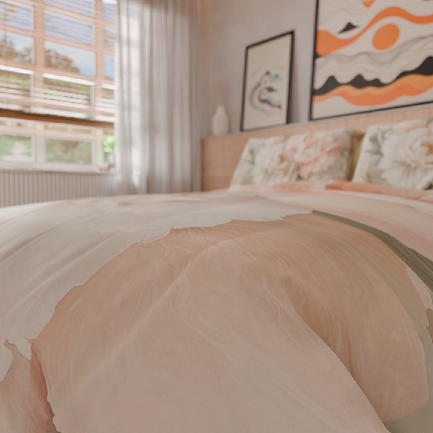 Copripiumino Matrimoniale, Singolo, Una Piazza e Mezza, Floreale F40