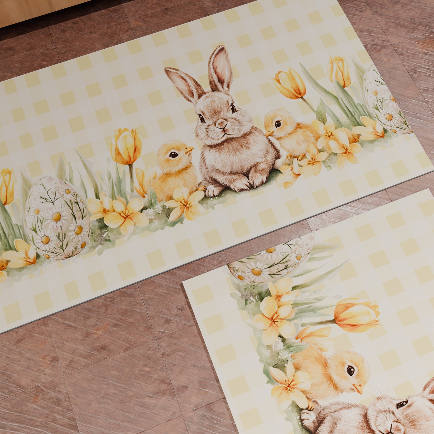 Tappeto Cucina Pasqua Antiscivolo Passatoia Pasqua Cucina lavabile Sunny Bloom