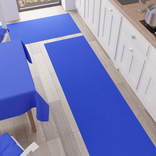 Kitchen Rug Kitchen Rug Solid Color Electric Blue