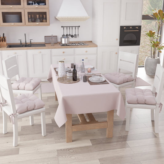 Cuscini per Sedie Cucina, Cuscini Coprisedie 6 Pezzi Cipria