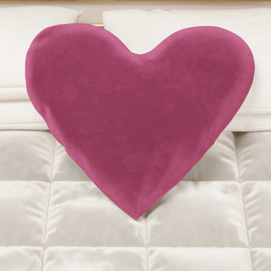 Coussin Décoratif Cœur Fuchsia