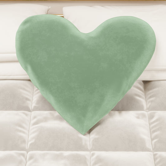 Coussin Décoratif Cœur Sauge