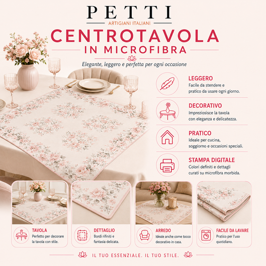 Centrotavola Natalizio per Cucina in Stampa Digitale Sweet Santa