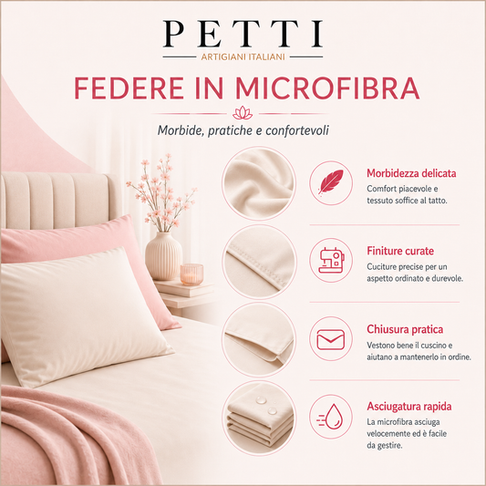 Federe, Federe Cuscini in Stampa Digitale, A Quadretti Salvia