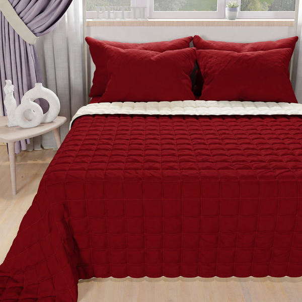 Double Face Mud Dove Gray Spring Autumn Bedspread Quilt
