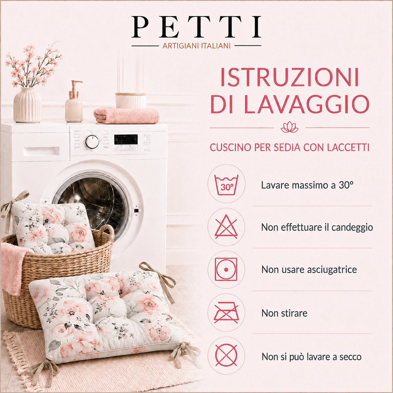 Cuscini per Sedie Coprisedia 6 Pezzi Geo Cerchio Salvia