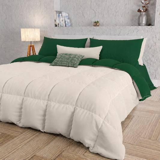 Duvet, Double, Single, Queen and Half Quilt, Green