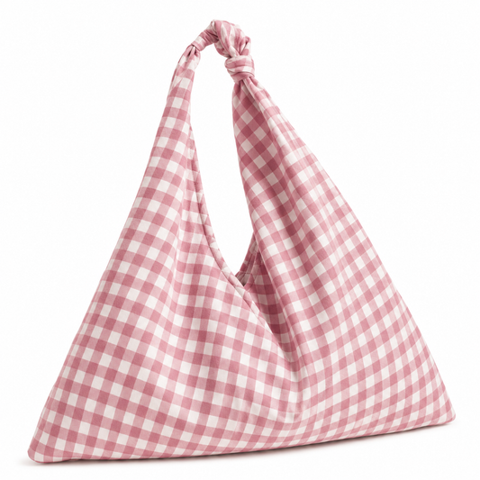 Borsa Modello Jacqueline A Quadretti Cipria Scuro