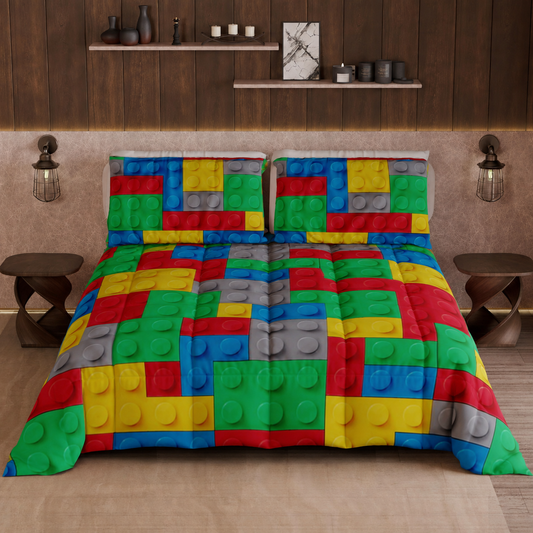 Duvet, Double Quilt, Single, Square and Half, Bricks
