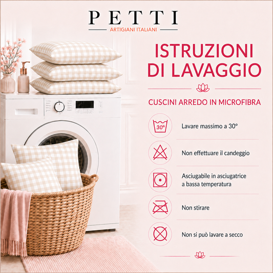 Cuscini, Copricuscini Divano, Cuscini Arredo in Stampa Digitale A Quadretti Celeste