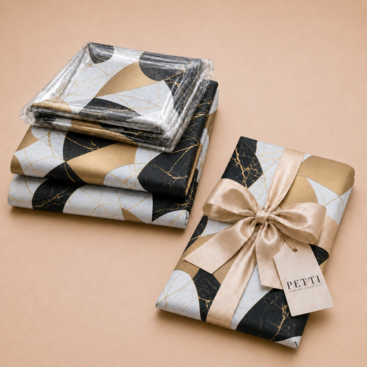 Promo Cucina Geo Cerchio Nero Oro Tovaglia in Stampa Digitale + Tovaglia Trasparente + Runner in Omaggio