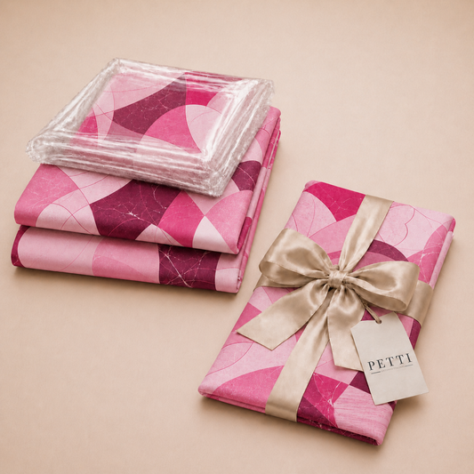 Promo Cucina Geo Cerchio Fucsia Tovaglia in Stampa Digitale + Tovaglia Trasparente + Runner in Omaggio