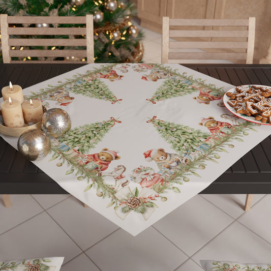 Centre de table de Noël pour cuisine en impression numérique Xmas Ours