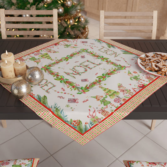 Centre de table de Noël pour cuisine en impression numérique Noel