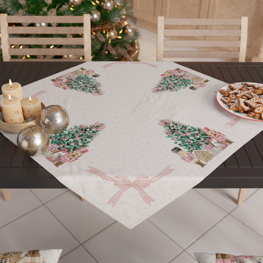 Centre de Table de Noël pour Cuisine en Impression Digitale Soldats Rose