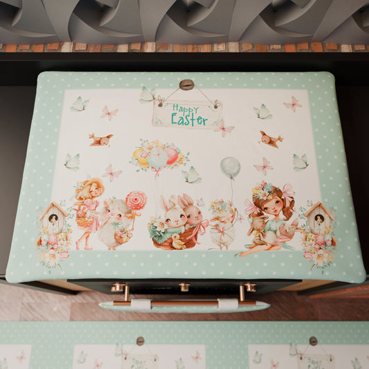 Housse de plaque de cuisson de Pâques pour cuisine en impression numérique Dolly