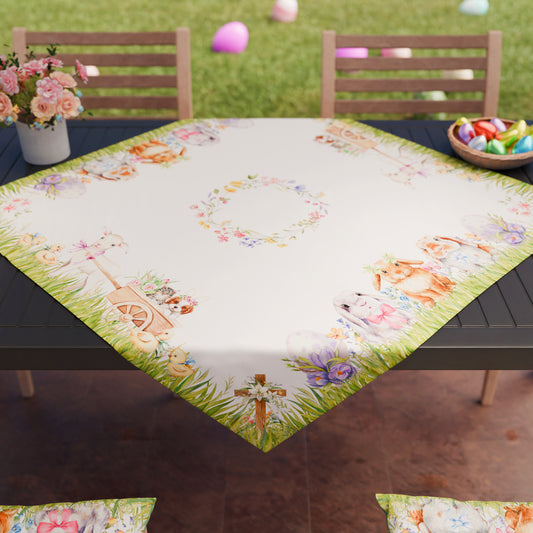 Centre de table Pâques pour cuisine en impression numérique Lapin